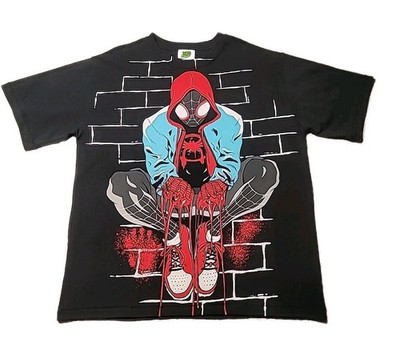 Chronic Images Miles Morales Spiderman T-shirt Sign XL