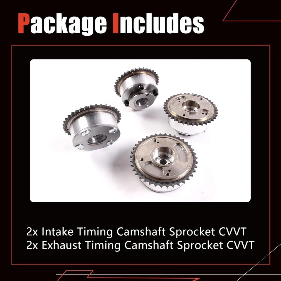 Se adapta a 11-20 Kia Hyundai 3.3L 3.8L admisión y escape distribución árbol de levas piñón Foto 4 de 4