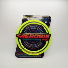 Aerobie Pro Ring Outdoor Flying Disc, 14 inches, Yellow USED, READ