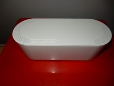 D-Line Large Cable Tidy Box White 41cmx13cmx7cm