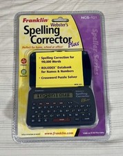 Vintage Franklin Webster Spelling Corrector Plus NEW Sealed 1999 J1