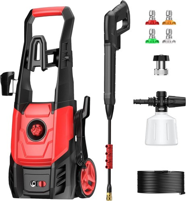 #ad Electric Pressure Washer 2.5 GPM Foam Cannon with Quick Connect Nozzles for $138.48