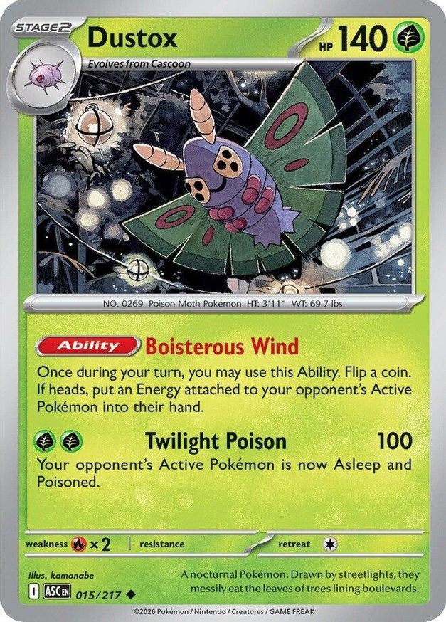 Pokemon Dustox (15/583) Ascended Heroes LP