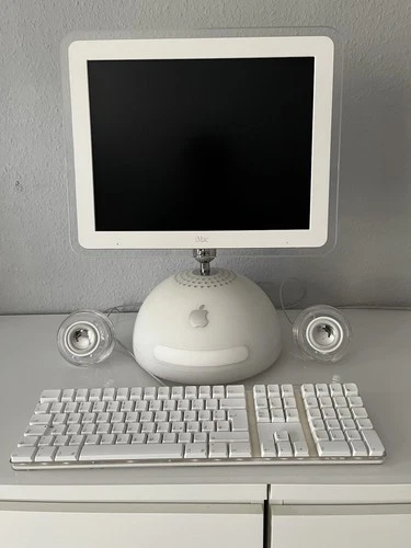 Apple iMac G4 15" inkl. Speaker, Top! 800 MHz, 768 MB, 60 GB – MacOS X Tiger