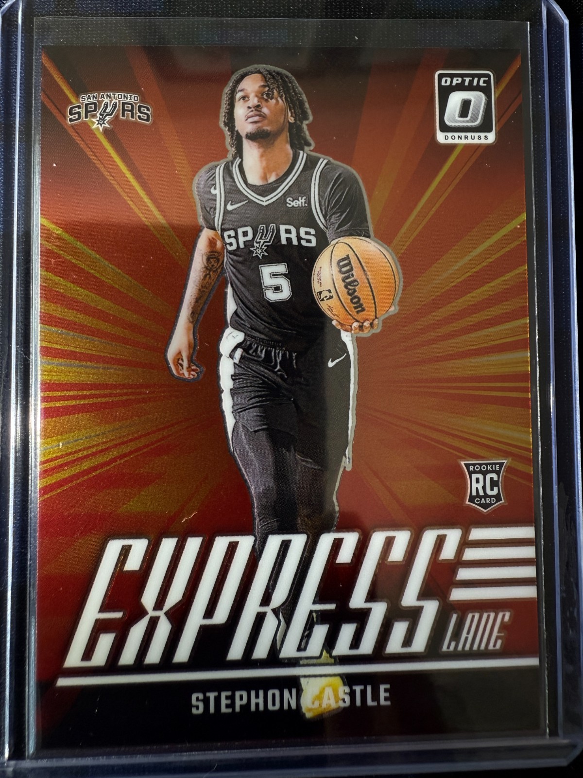 2024-25 Donruss Optic - Stephon Castle Express Lane RC #1