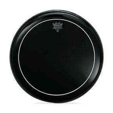 Remo 16 Pinstripe ebony Tomfell doppellagig s...