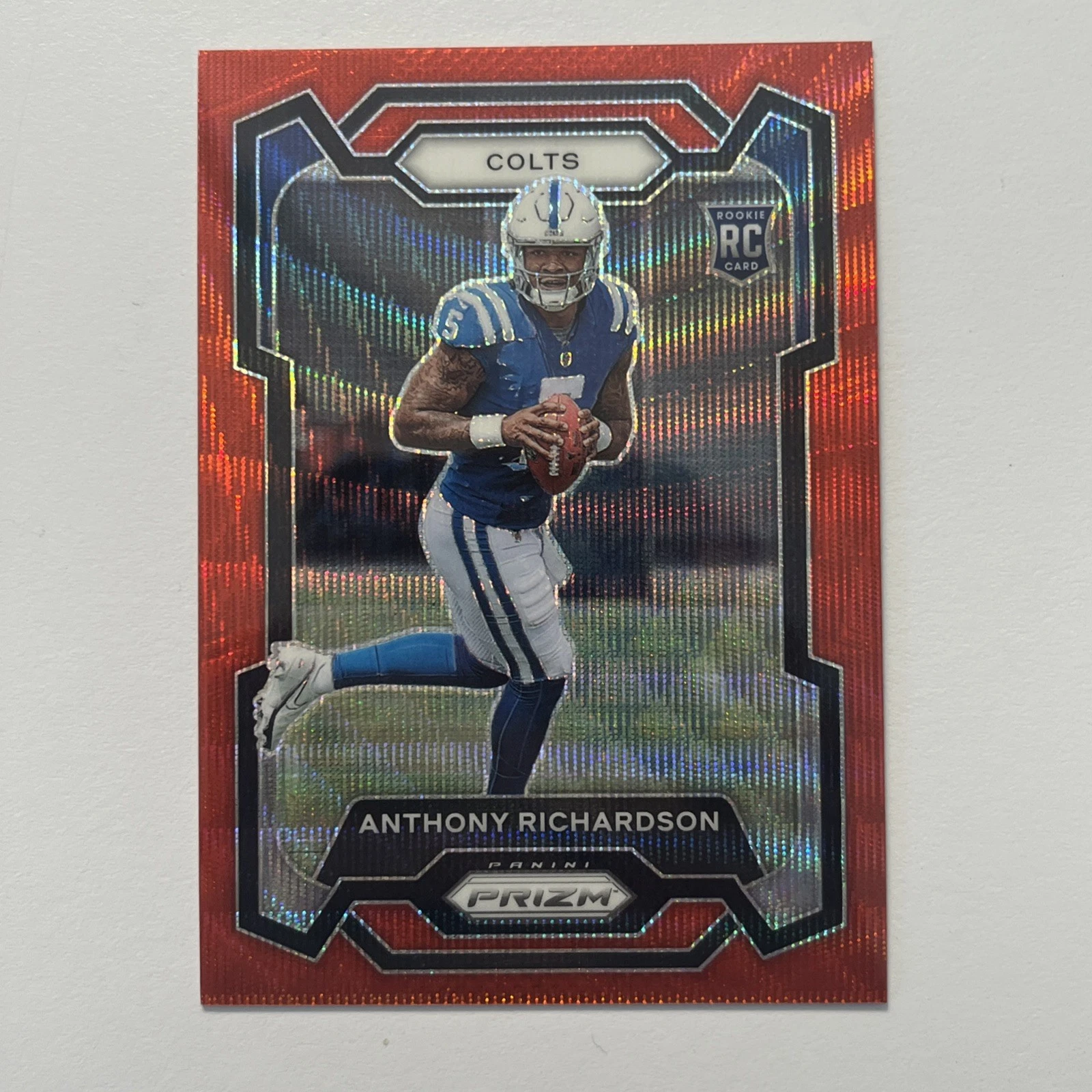 2023 Panini Prizm Anthony Richardson RC Red Wave Rookie /149 Colts #343
