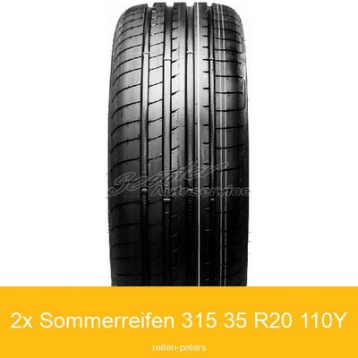 2x Goodyear Eagle F1 Asymmetric 3 SUV XL 315/35 R20 110Y Sommerreifen | 60714