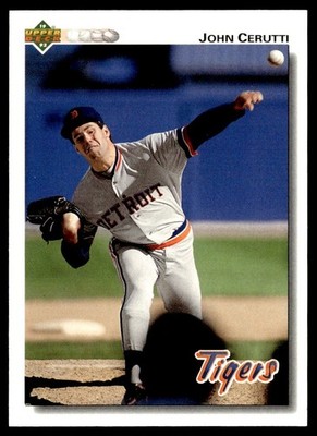 1992 Upper Deck John Cerutti Detroit Tigers #487