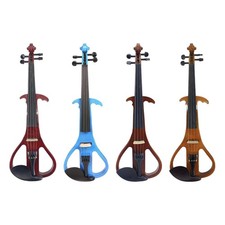 Violino elettrico a grandezza naturale 4/4 con custodia, professionale,