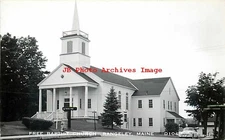 ME, Rangeley, Maine, RPPC, Free Baptist Chruch, Exterior View, Photo No D1048