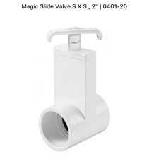 Magic Plastics Slide Valve Uni-Body 2" Slip X 2" Slip - 0401-20