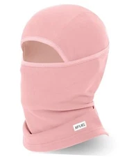 Winter Balaclava Ski Mask Warm and Fleece Full Face Cover One Size-Medium Pink