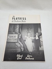 Vtg 1956 Playbill The Great Sebastians Caranet Theatre With Ben Astart.