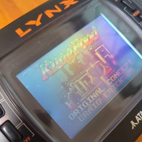 Atari Lynx II Console With Case and 2 Games - Working./See Description