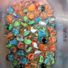 Wholesale Glass Marbles Tri Color Cats Eye 5/8 INCH 1lb 3.5oz