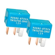 2-Pack 4-Pin AC Relay, Fits Toyota/Lexus, Part 90987-02027 90080-87026 90987