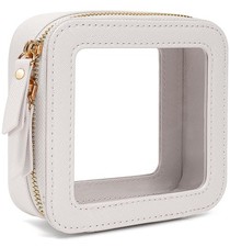 LETGO Clear Makeup Bag Travel Cosmetic Case Transparent Toiletry Bag with Zip...