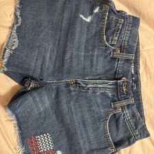 Flag Old Navy Shorts Size 16 Girls Blue Denim Jean Shorts