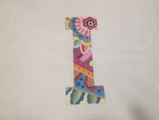 'I'-COLORS OF PRAISE-HANDPAINTED NEEDLEPOINT CANVAS