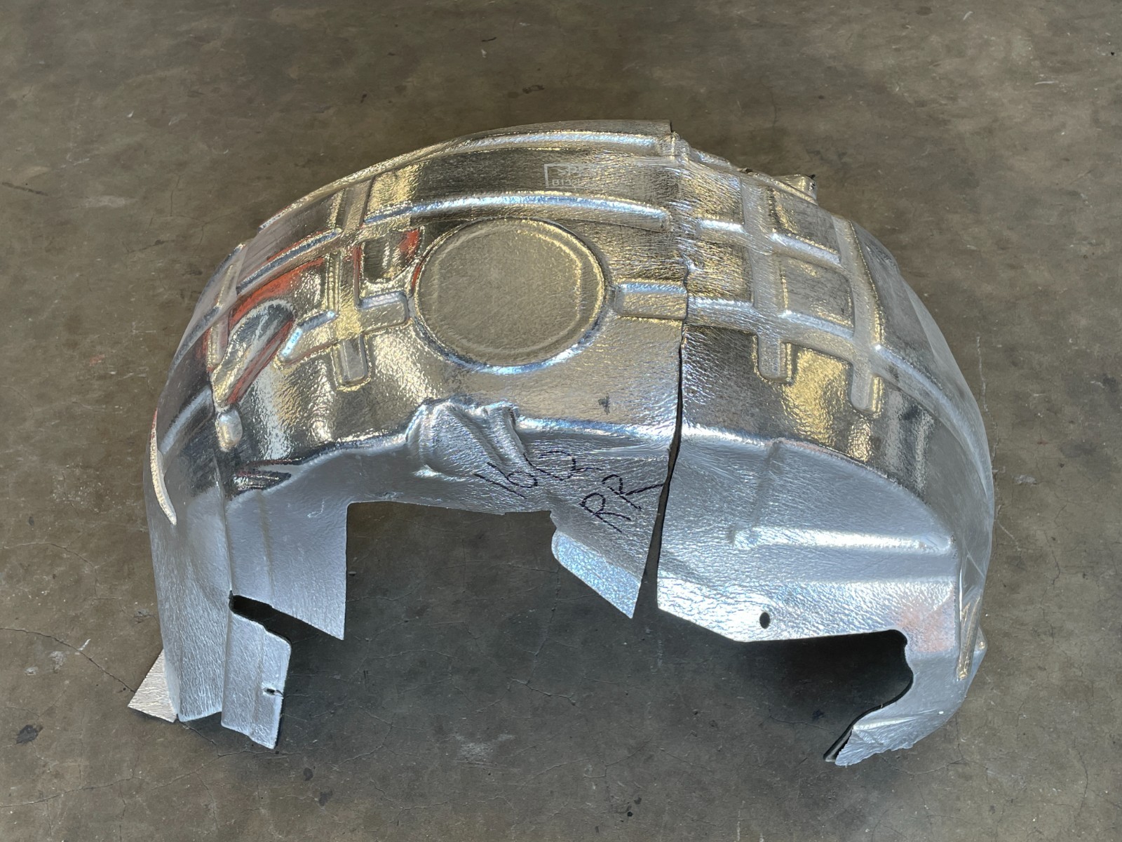 2010-2014 Lotus Evora Rear Right Passenger Fender Liner Splash Shield 1612 OEM