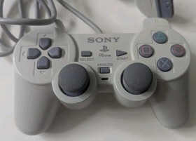 Sony PlayStation 1 PS1 PS One White Dualshock Analog Controller SCPH-110 OEM