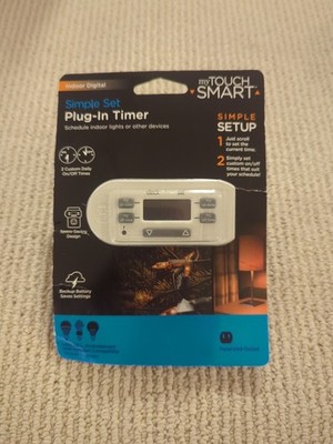 My Touch Smart  Jasco Simple Set Plug-in Timer Indoor Digital