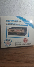 NOS Vintage American HI-FI Graphic Equalizer Amplifier 7 Band HP-7 - NIB