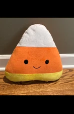 Holiday Decoration Plush Candy Corn Pillow Super Cute