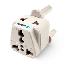 OREI USA to South Africa, Botswana (Type M) Travel Adapter - 2 in 1 - Beige