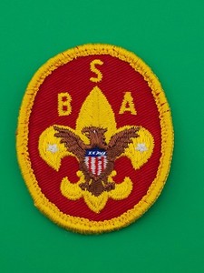 BSA Boy Scouts Universal Emblem Patch Gauze Back Scouts America