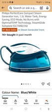 Philips PerfectCare Compact Steam Generator Iron – 1.5L Tank – Auto Calc Clean –