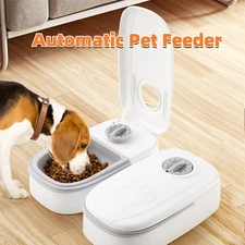 Automatic Smart Pet Feeder Food Dispenser For Cats Dogs Timer Stainless Steel Bo