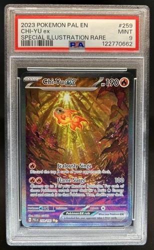 2023 Pokemon SV Paldea Evolved Chi-Yu ex Special Illustration Rare 259/193 PSA 9