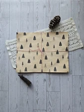 Tea Hand Dyed Paper -Christmas Tree Print (10 Pages)