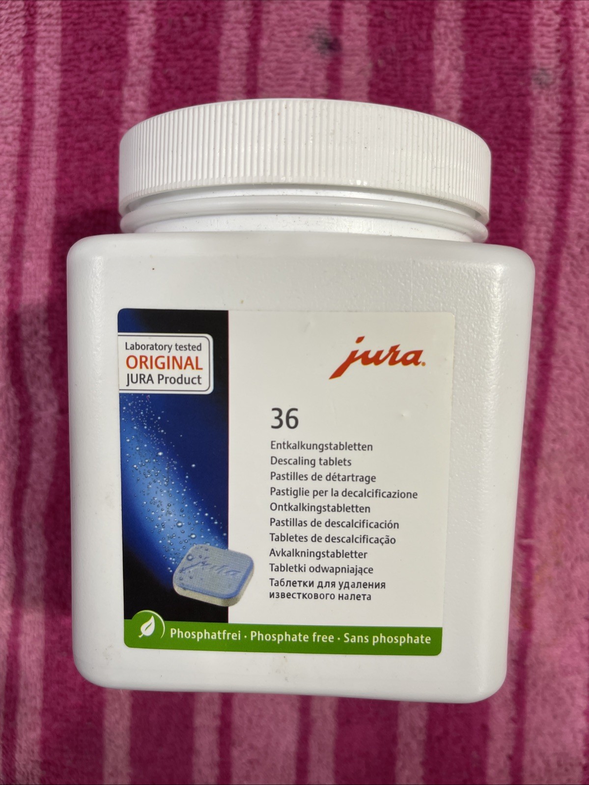 Jura 2-phase Cleaning Tablets for Fully Automatic Coffee Machines, 36 tablets