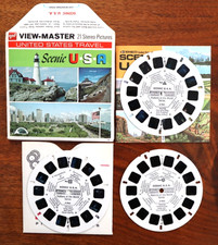 VIEW-MASTER SCENIC USA GAF A996 3 REEL SET