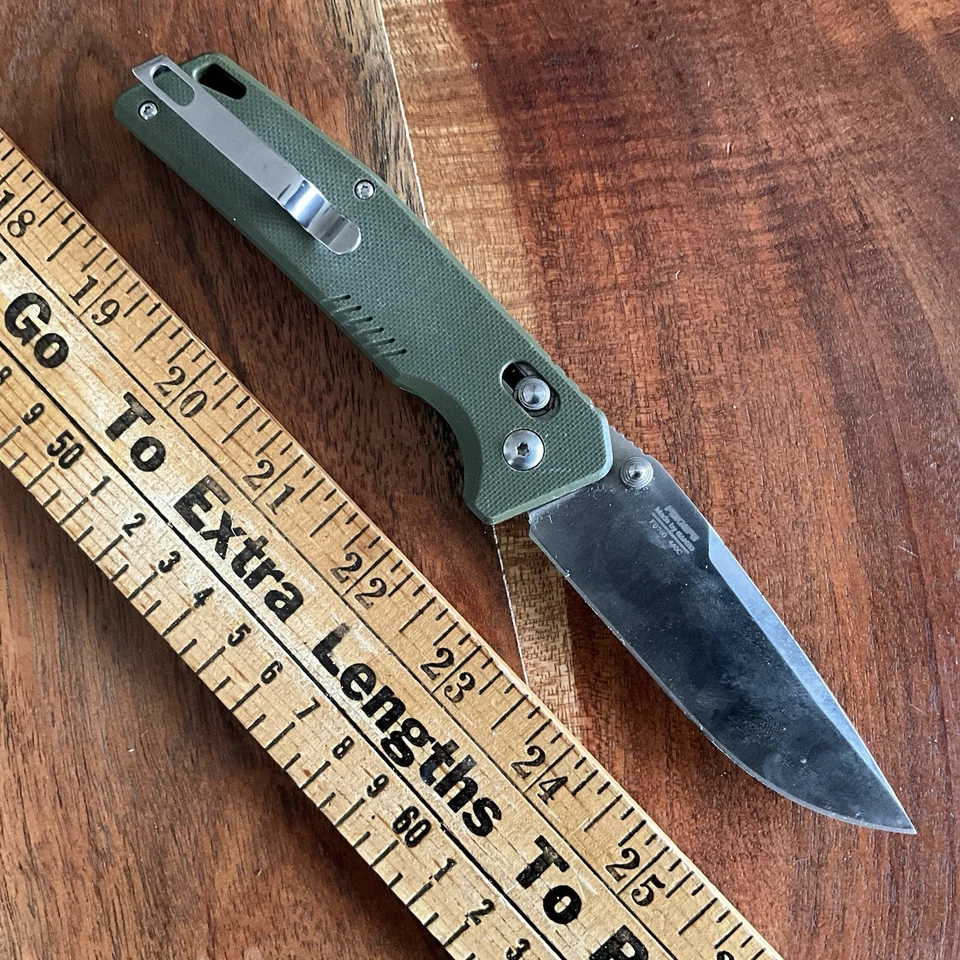 Cuchillo Plegable de Bolsillo Firebird GANZO FB760 Verde G-10 Mango Antideslizante Bloqueo de Eje Foto 2 de 3