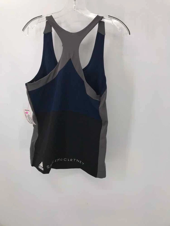 Б/у спортивная майка Adidas от Stella McCartney черная размер средний бритва - Изображение 2 из 3