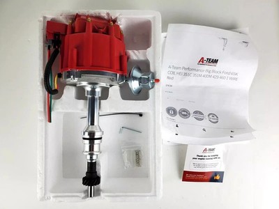 A-Team Performance Big Block Ford 65K Coil HEI 351M 351C 400M 1 Wire Distributor