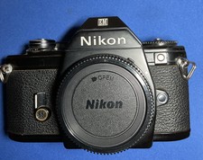Nikon Em Black Body With Nikon MD14 Autowinder. Untested