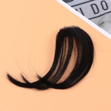 Air Fringe Clip In Bangs Front Hair Fringe Hair Extensions Black For Women Girls