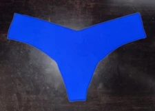 NEW! $26 COMMANDO MICROFIBER THONG UNDERWEAR BLUE SZ S/M