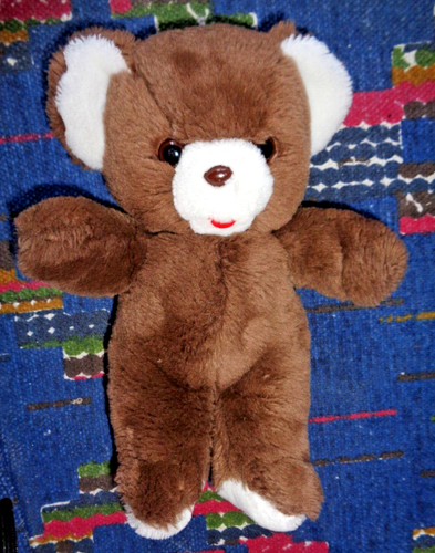 Grande Peluche Ours Vintage 40 Cm – Beige/marron – Pattes Articulées – Très Bon état