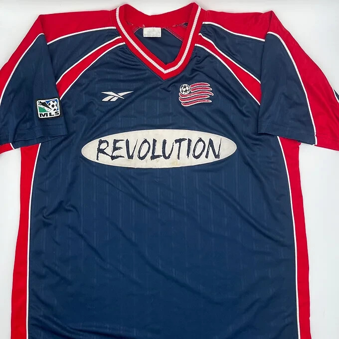 ニューイングランドレボリューション　98 ホームユニフォーム　リーボック New England Revolution 1998/1999 ORIGINAL Reebok Rare Soccer