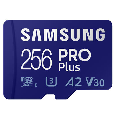 256GB SamSung Pro Plus Micro SD SDXC Speicherkarte Class 10 130MB/S Memory Card