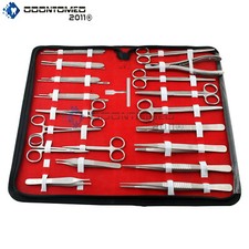 NEW 24 PIECES MINOR SURGERY SUTURE SET SURGICAL INSTRUMENTS