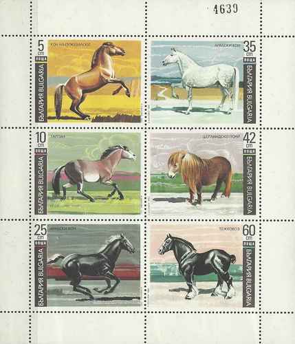 Timbres Chevaux Bulgarie 3373/8 ** (73217K) - Photo 1 sur 1