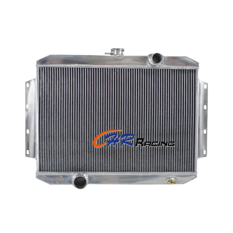 Radiador de aluminio + ventiladores para International Harvester C132 V8 1961-1962 4,3 L 5,0 L Foto 2 de 4