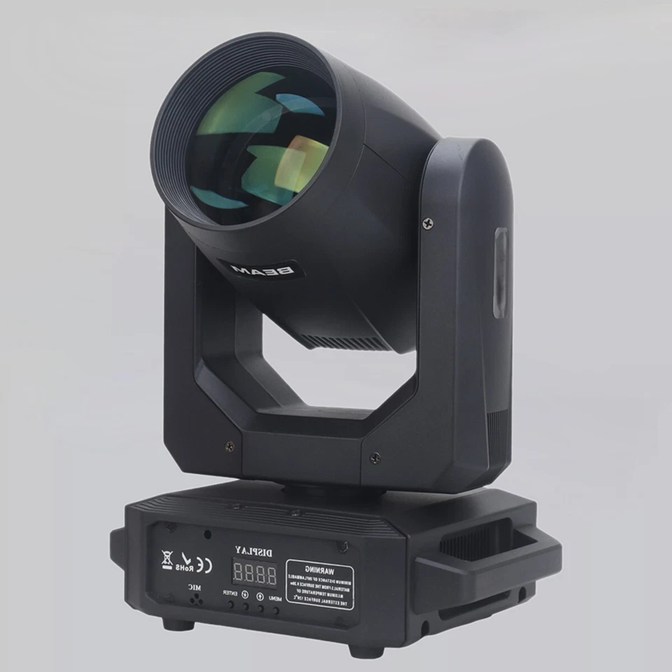 200W LED Moving Head Beam/Spot Light 6+12 Prisms DMX512 DJ Stage Disco Bar - Image 4 of 4